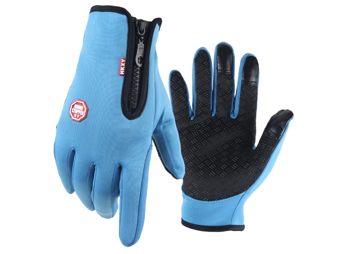 Guantes De Ciclismo De Invierno Con Pantalla Táctil Para Hombre Y Mujer, Cálidos Y Resistentes Al Viento, Color Azul/m Digitallab
