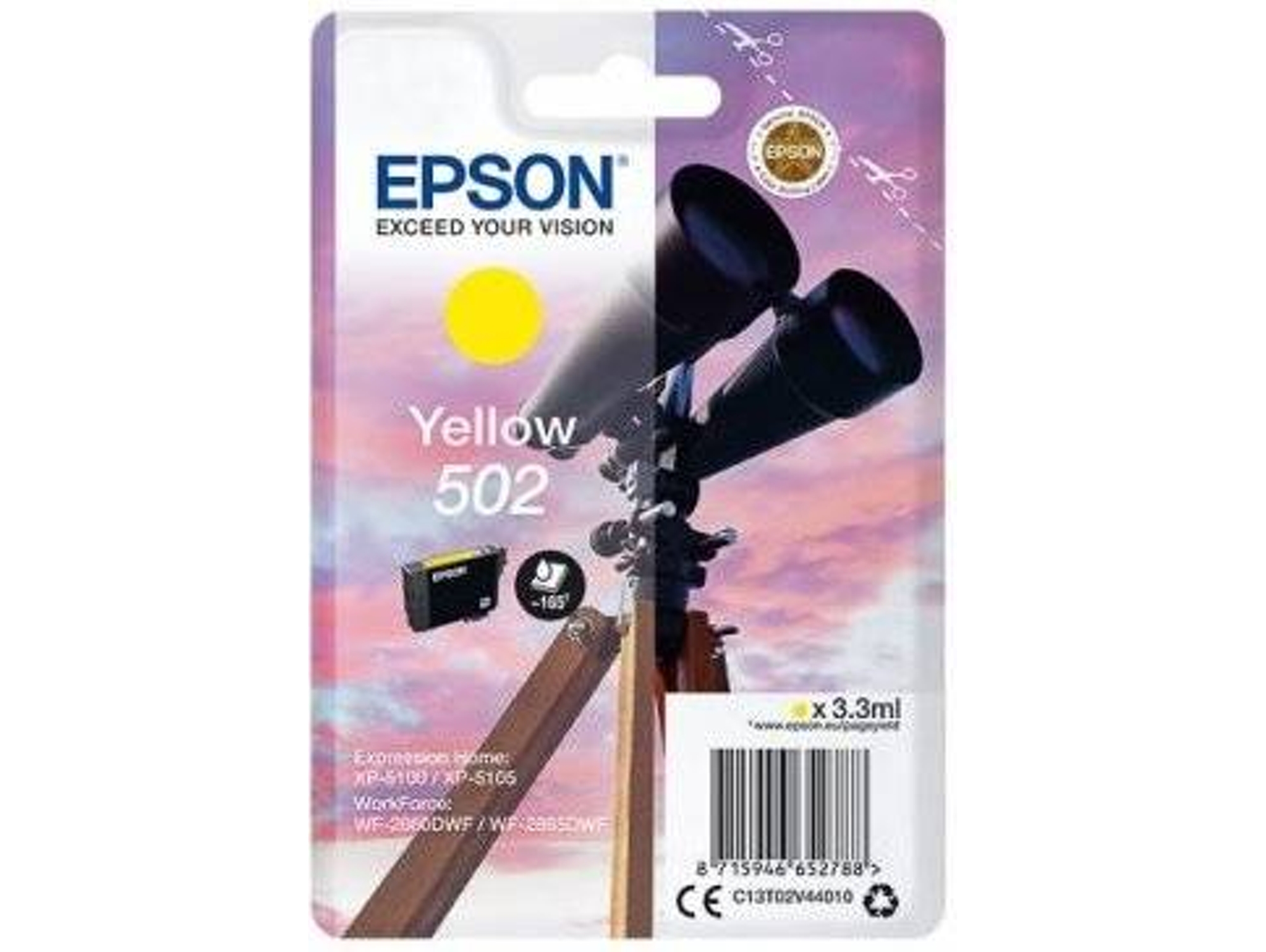 Cartucho de tinta EPSON 502 -C13T02V44020