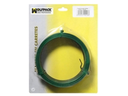 Alambre Plastificado 1.2 mm Verde (Rollo 50 metros) WOLFPACK LINEA PROFESIONAL