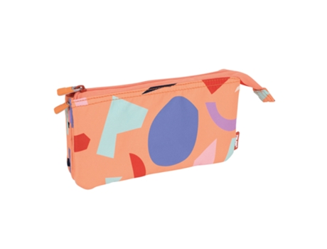 MILAN Estuche Escolar The Fun 2024 5 Compartimentos Naranja 081133Farn