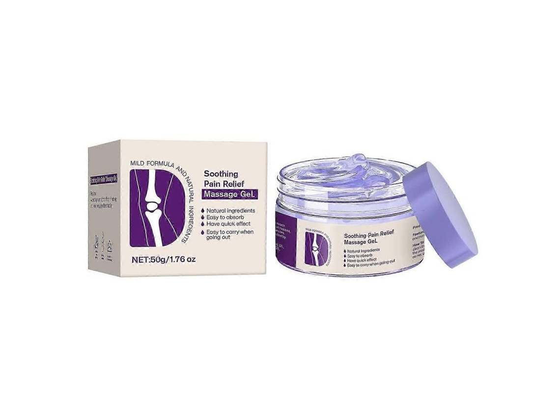 Gel De Masaje Para Aliviar El Dolor Articular, Crema Morada 2025 Para Rodillas, Espalda Baja, Cuello, Manos Y Pies.
