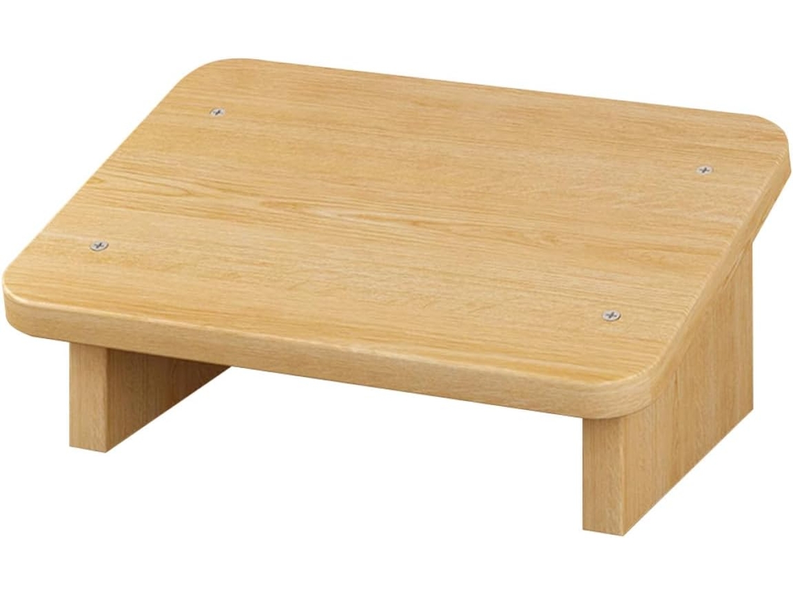 Reposapiés De Madera Antideslizante Y Práctico Para Oficina Y Hogar, Taburete Cómodo.