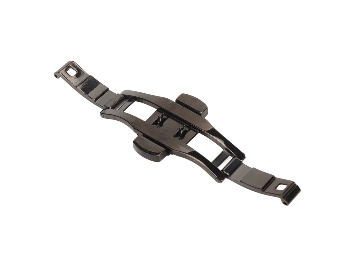 Cierre De Pulsera Para Reloj Con Doble Botón, Acero Inoxidable, Hebilla Desplegable Universal