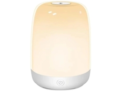 Lámpara de mesita de noche táctil con 3 niveles de intensidad regulable para dormitorio pequeño. Lámpara táctil para dormitorio. Lámpara de mesa Bestvite.