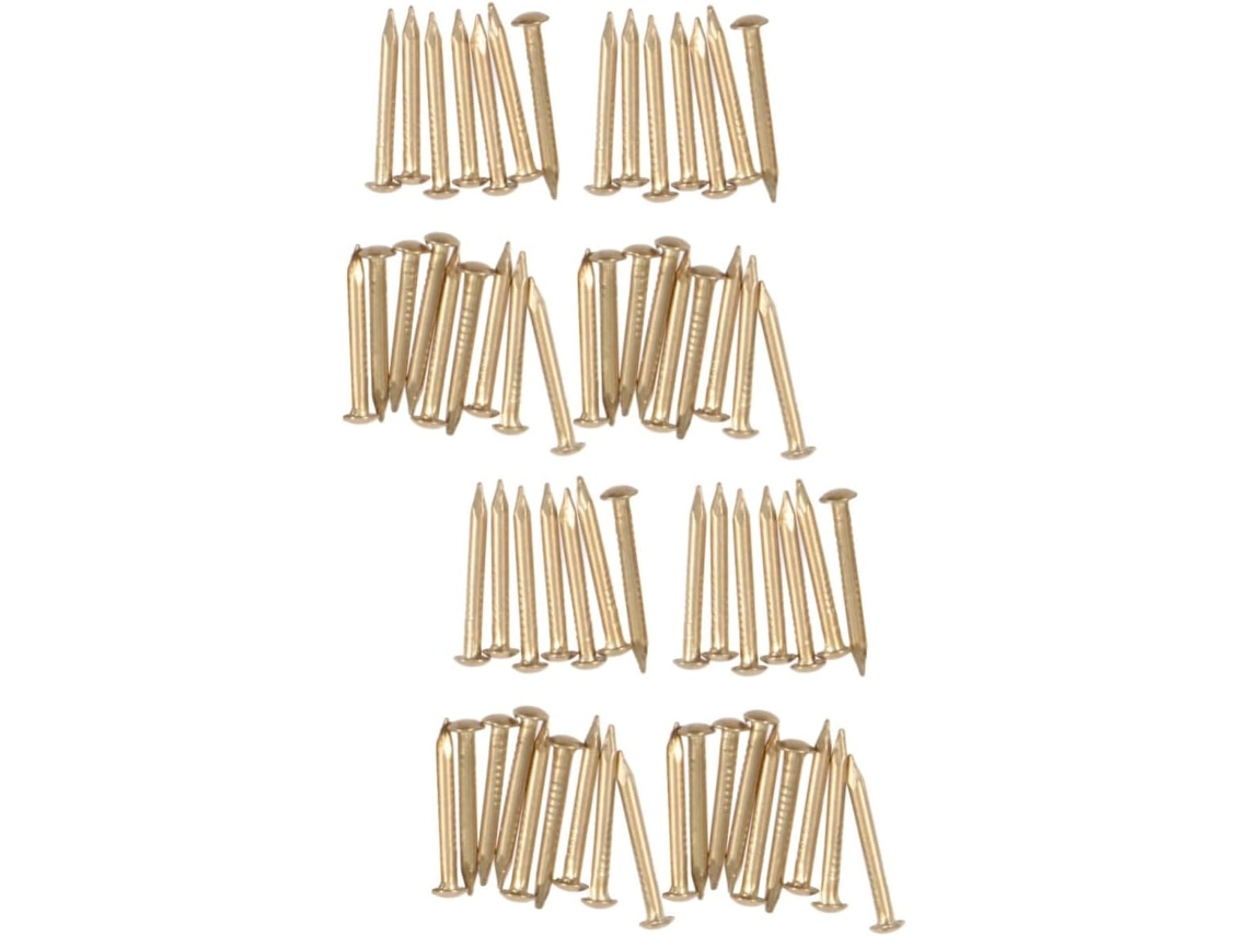 200 Piezas De Alfileres De Cabeza Redonda De Latón Para Accesorios Decorativos De Bricolaje