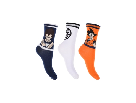 Pack de 3 Meias Do DRAGON BALL Z
