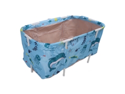 Bañera portátil multifuncional de gran espacio, plegable y de cuerpo completo, ideal para niños y adultos, ideal para ducha, tipo 1