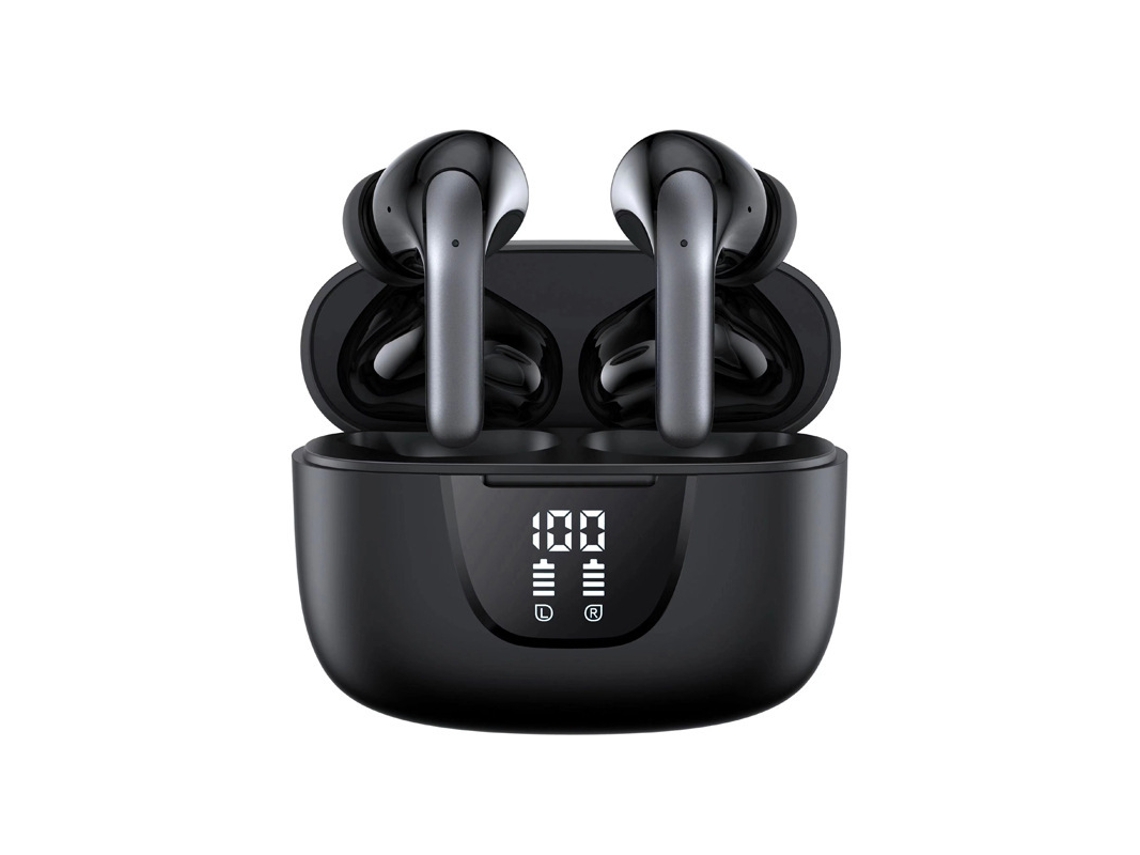 Auriculares Bluetooth JIAPEI, inalámbricos, 5.3, resistentes al agua, 25 horas de duración de la batería, color verde.