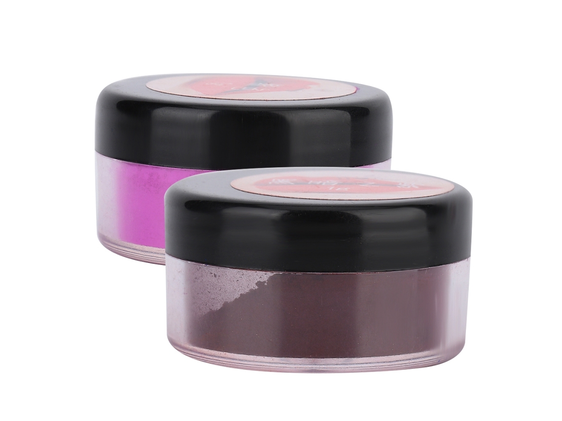 Polvo De Pigmento Para Labios, Maquillaje Cosmético Para Labios, Diy En Color Púrpura Oscuro Vante