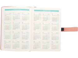 Agenda Anual Leve E Portátil Com Diário Para Estudantes, Escritórios E Organização Do Dia A Dia.