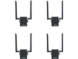 4 Routers Wifi 4g Lte Cat4 De Grado Industrial H927 De 150 Mbps Con Ranura Para Tarjeta Sim De Hasta 16 Puertos.