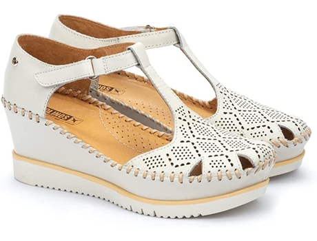 Sandalias de Mujer PIKOLINOS Aguadulce Taglia Uk Piel Beige (38)
