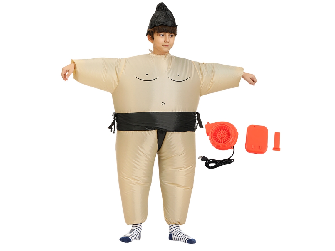 Disfraz Inflable De Luchador De Sumo, Impermeable, Ligero Y Reutilizable, Ideal Para Fiestas Y Eventos.