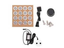 2026-16pcs Luz Led Para Terraza Acero Inoxidable Ip67 Impermeable Lámpara De Suelo Para Jardín Patio Escaleras