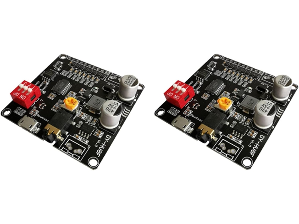 2 Módulos De Lectura De Voz Hv8f De 24 Puertos Y 12 V Con Control Por Voz, 10 W Y 20 W.