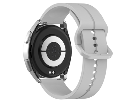 Correa de Silicona 22mm ajustable para Samsung Galaxy Watch 3 45mm/Huawei Watch GT3 SE - gris claro