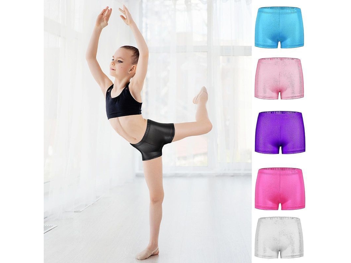 2026-short Gymnastics Para Niñas De Alta Calidad Color Brillante Para Ballet Danza Y Ejercicio