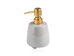 Dispensador De Jabón Líquido De Cerámica Con Bomba - Dispensador De Champú De Estilo Elegante De 325 Ml (11 Oz)