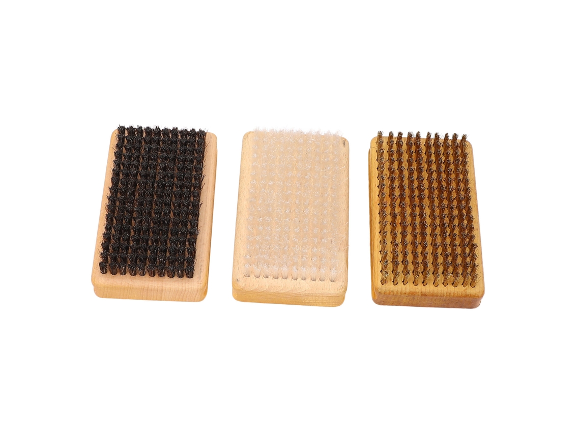 Kit De 3 Cejas Para Engrasar Esquí Y Tabla De Snowboard Cobre Pelo De Caballo Nylon Para Pulir Limpiar Y Quitar Cera