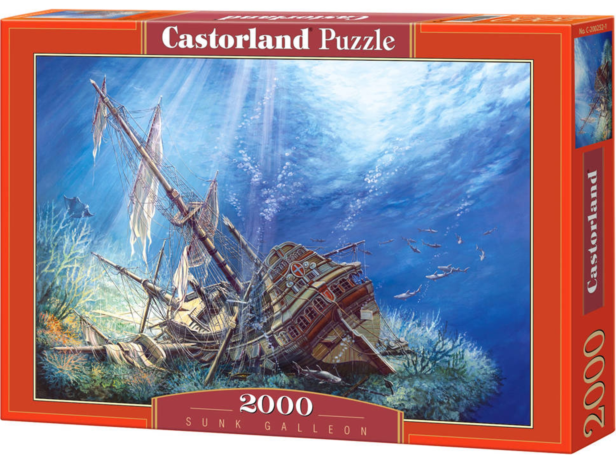 Puzzle CASTORLAND Sunk Galleon (2000 Piezas)