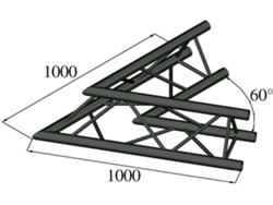 Armadura ALUTRUSS S-PAC 20 2 Vías 60°