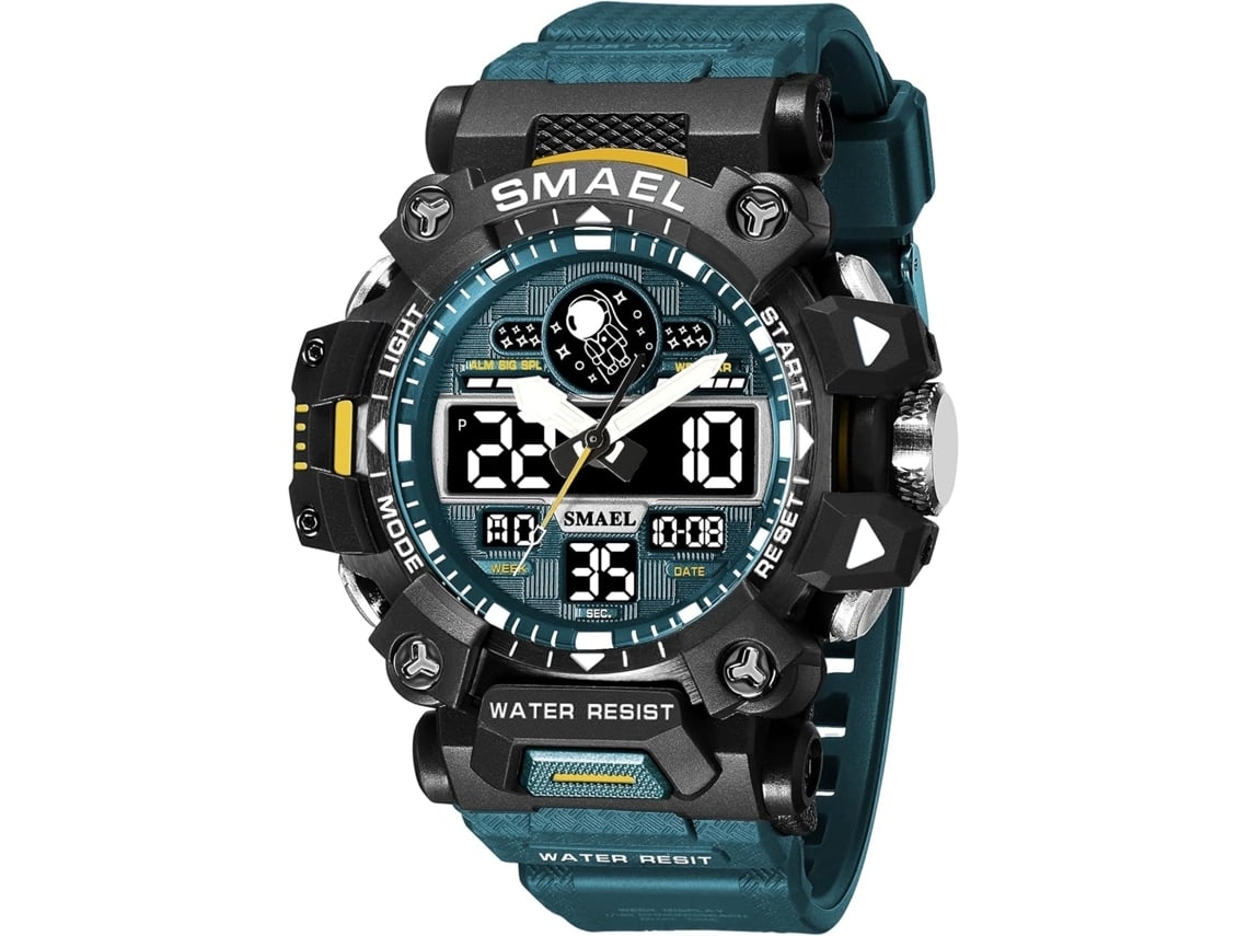 Reloj Militar Impermeable Deportivo Masculino Multifuncional Led Cronómetro De Alarma Yuysan