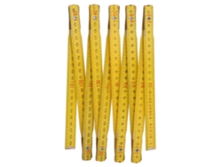 Regla De Carpintero Plegable De Madera Portátil De 2 M Con 10 Pliegues. Regla De Jardín.