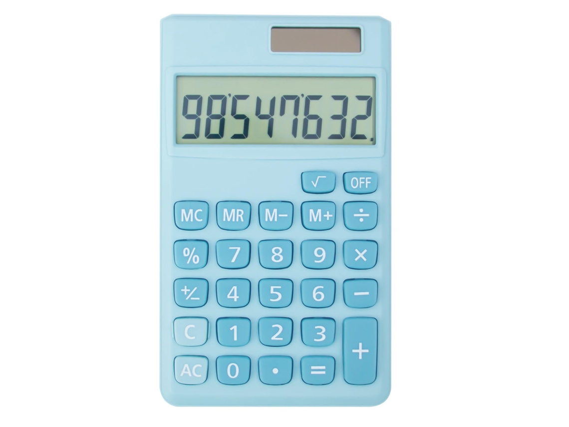Calculadora numérica de escritorio básica Csyy Mini (azul)