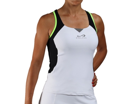 Camiseta sin Mangas de Mujer ENDLESS Starlett Blanco (M)