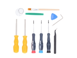 5pcs Herramientas Desarmar Electrónica: Destornilladores Pequeños, Llave, Pinzas, Cepillo, Placas Palanca