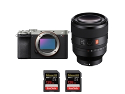 Sony A7cr Plateado + Fe 50mm F/1.2 Gm + 2 Sandisk 128gb Uhs-ii 300mb/s - Cámara Fotográfica Híbrida + Ebook “20 Consejos Para Fotos Que Impactan”