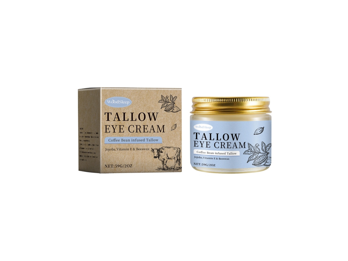 La crema nutritiva para el contorno de ojos con mantequilla de café de vacas alimentadas con pasto hidrata, suaviza y reafirma la piel alrededor de los ojos.