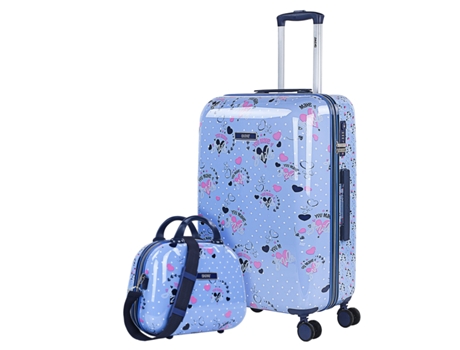 Juego De Maleta Mediana Mas Neceser Shine Like Star Con Capacidad De 70 L SKPAT