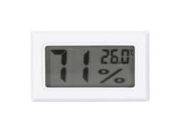 Termómetro Digital Lcd Para Medir La Humedad, Ideal Para El Hogar, La Oficina O El Invernadero. Monitor De Temperatura Y Humedad - Blanco