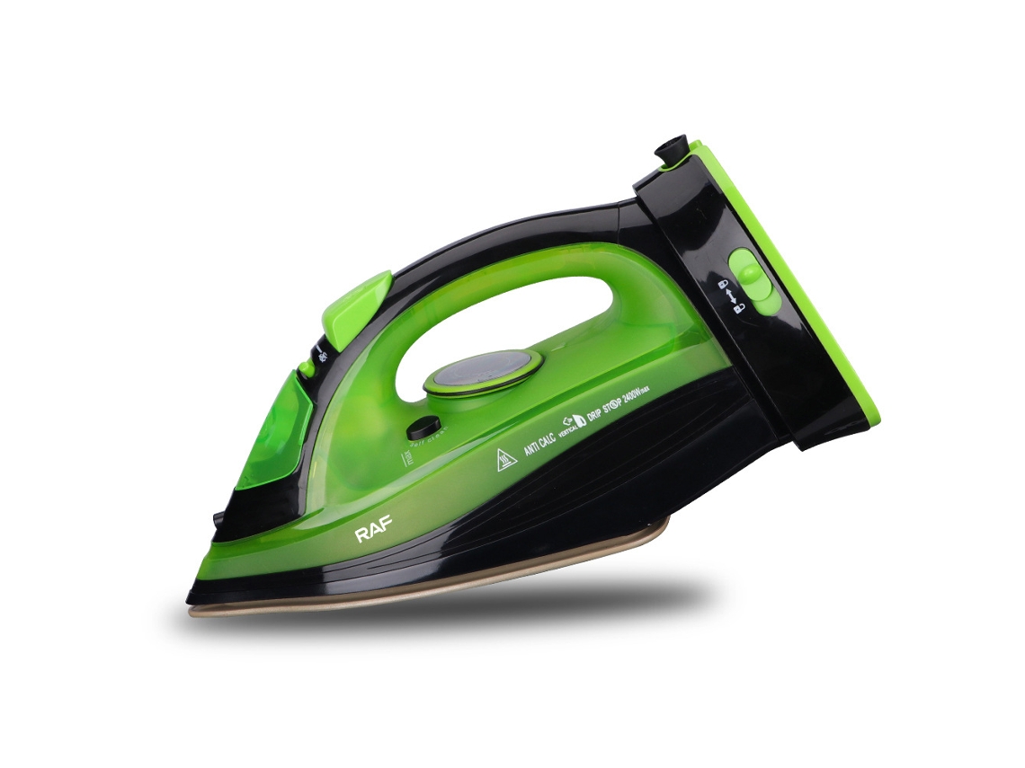 (verde) Plancha De Vapor Estándar Europea - Plancha Doméstica De Mano - Desmontable