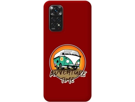 Carcasa Xiaomi Redmi Note 11 TUMUNDOSMARTPHONE Silicona Líquida Dibujos Adventure Time Rojo