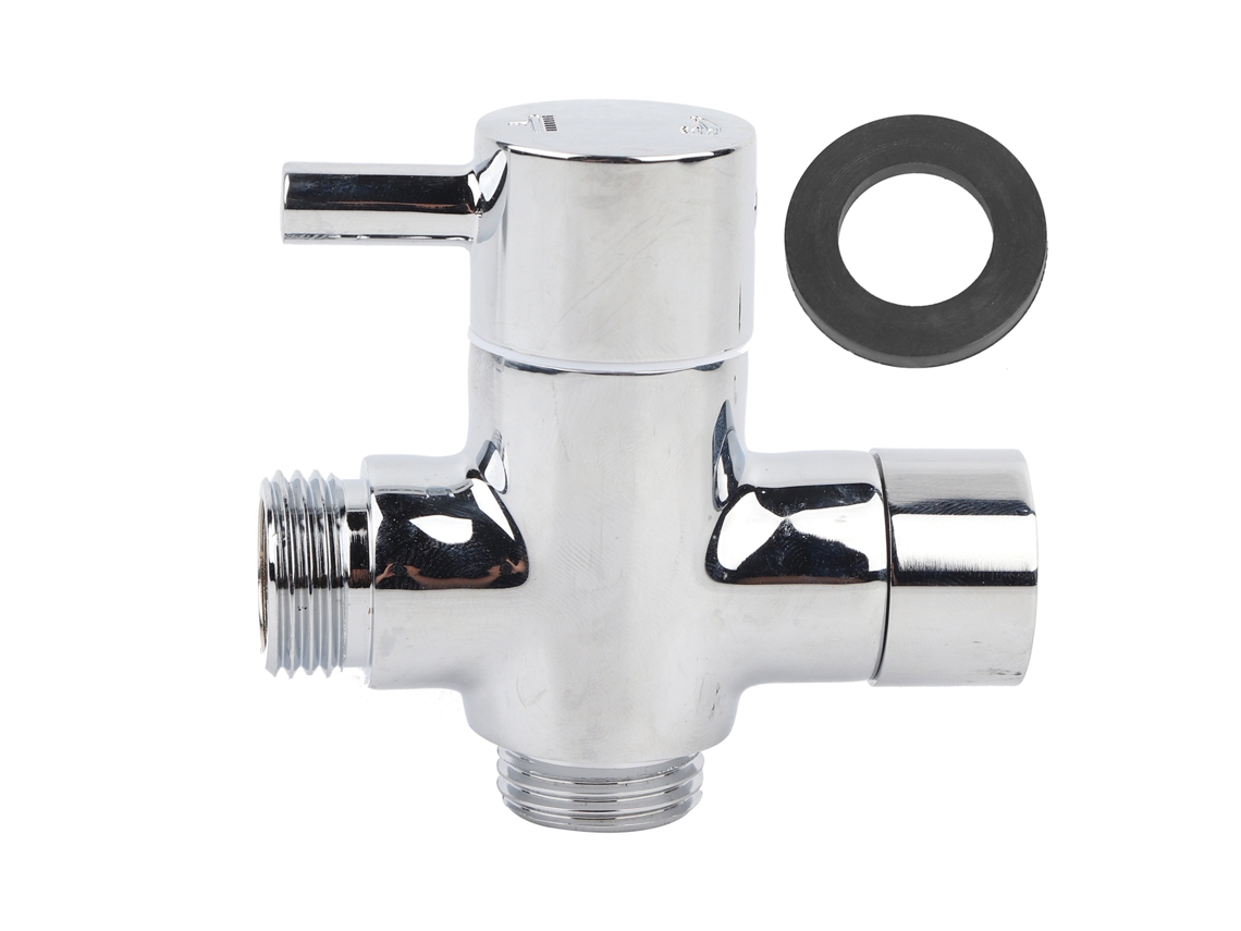 Válvula desviadora de ducha con brazo divisor de 3 vías, accesorio de baño