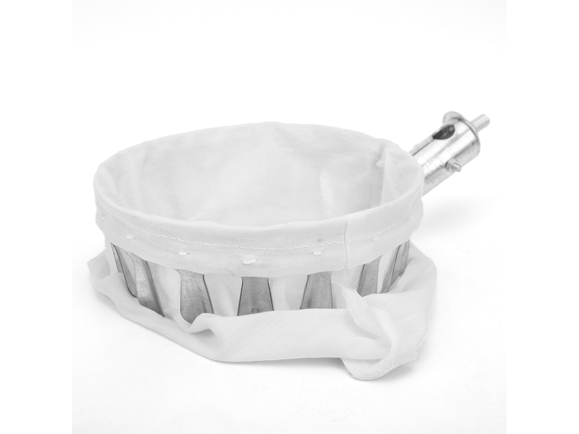Red de pesca Mali con soporte de acero inoxidable, ligera y suave, para la pesca de peces, cangrejos, camarones y aves.