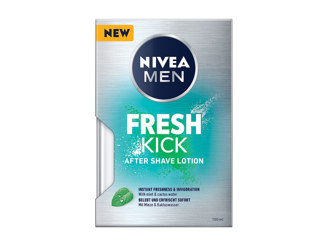 Men Fresh Kick After Shave 100 ml Ritual revitalizante y refrescante para después del afeitado Nivea