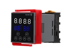 Relé Temporizador Con Pantalla Lcd Multifuncional, Carcasa De Pp Ignífuga Para Equipos De Automatización, 12 V Cc
