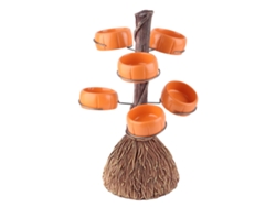 Estantería Con Forma De Calabaza De Halloween Para Aperitivos, Frutas Y Verduras, Con 3 Cuencos.