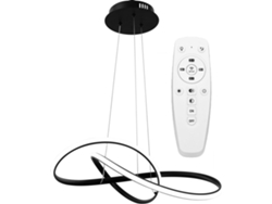 Lámpara de techo colgante Toolight App395 CP negra