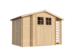 Cobertizo de madera 5,47 m² Al. 218 x 328 x 206 cm Timbela M389f