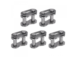 Piezas 5 25 Rodillo Eslabón Conexión Chainmaster Paso 1/4" Conector Extremo Cadena Estándar Acero