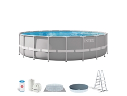 Piscina Tubular INTEX 26756 (com Bomba - 32695 L - 610x132cm)
