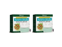 Crema para el control del olor corporal, 20 g, paquete de 2 unidades.