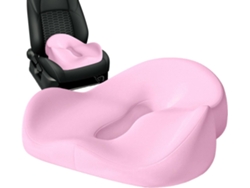 Cojín De Espuma Viscoelástica Transpirable Para Silla De Oficina Para Aliviar El Dolor De Cadera Rosa Gertiz