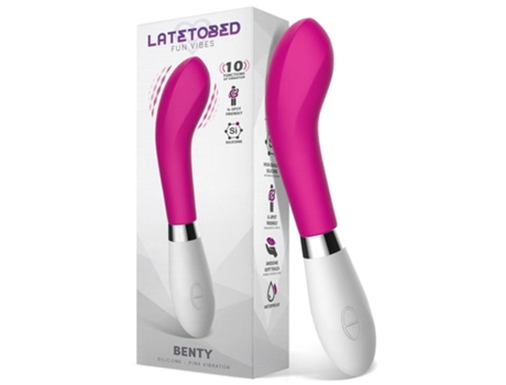 Vibrador Benty Silicona Rosa LATETOBED