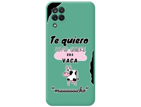 Carcasa Samsung Galaxy M12 TUMUNDOSMARTPHONE Silicona Líquida Dibujos Verde