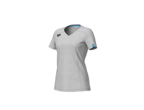 Camiseta de Mujer para Natación ARENA Team Panel Gris (M)